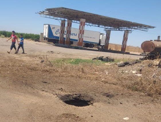 Northern Daraa Road Bombed By Unidentified Drone (Photos)