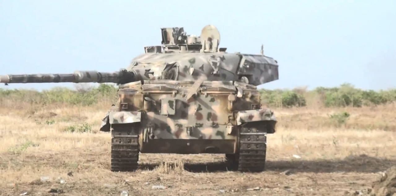 ISIS Terrorists Seized Nigerian Army Battle Tanks During Recent Attack In Borno (Photos)