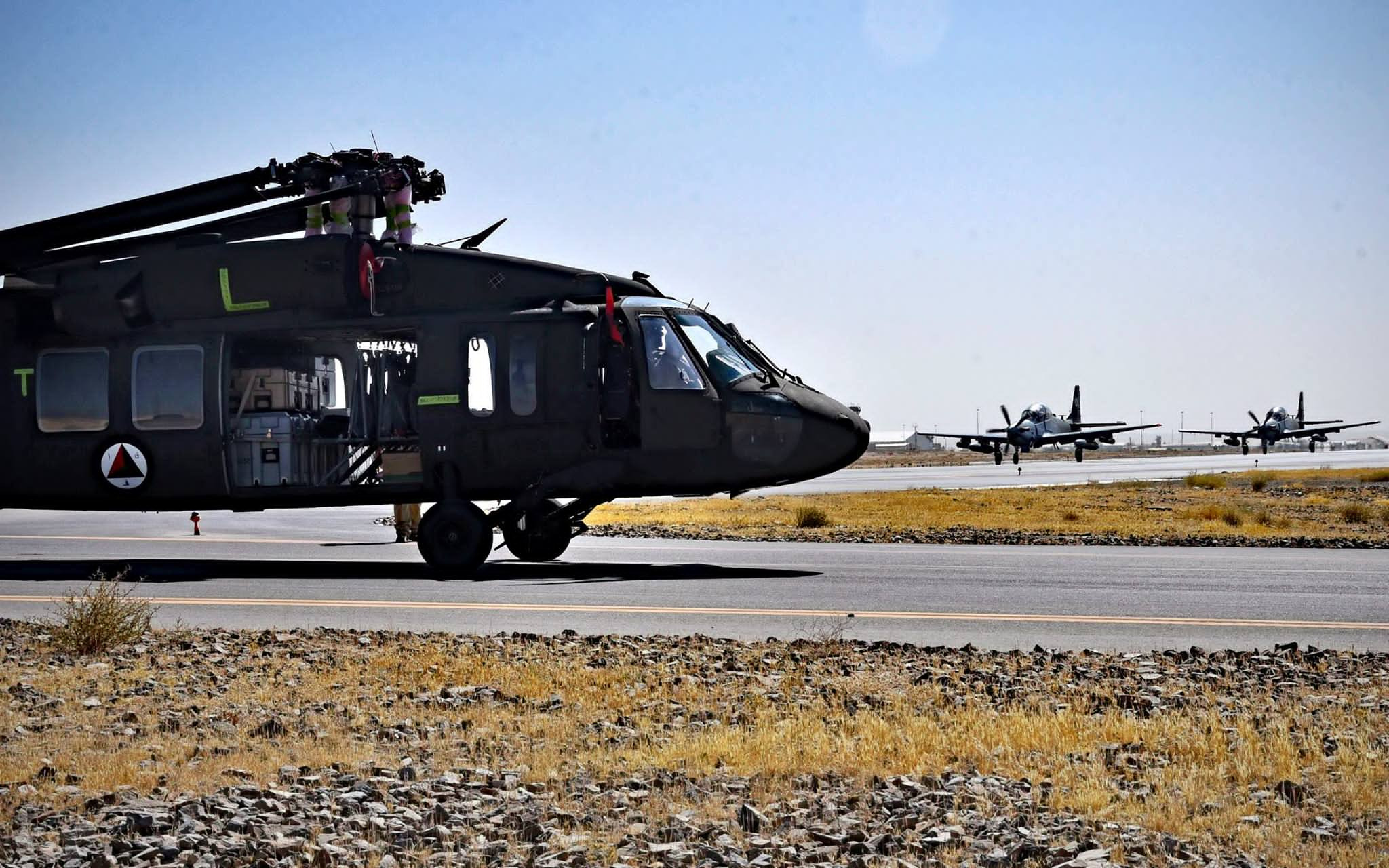 Taliban Claims Black Hawk Helicopter Destroyed In Another ‘Tactical Attack’ On Afghanistan’s Kunduz Airport (Photos, Video)