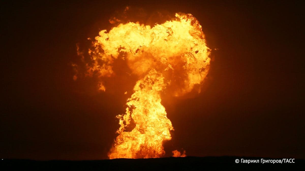 Chain Of Accidents: Massive Explosion Seen Off Azerbaijani Caspian Coast