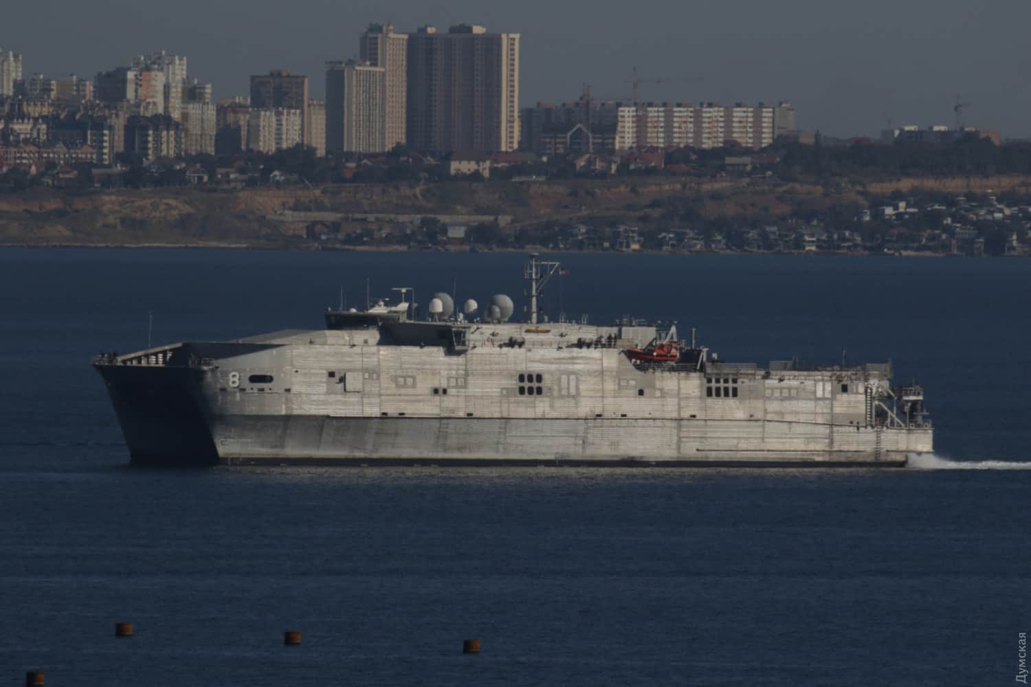 U.S. Transport Warship Enters The Black Sea To Support NATO Allies