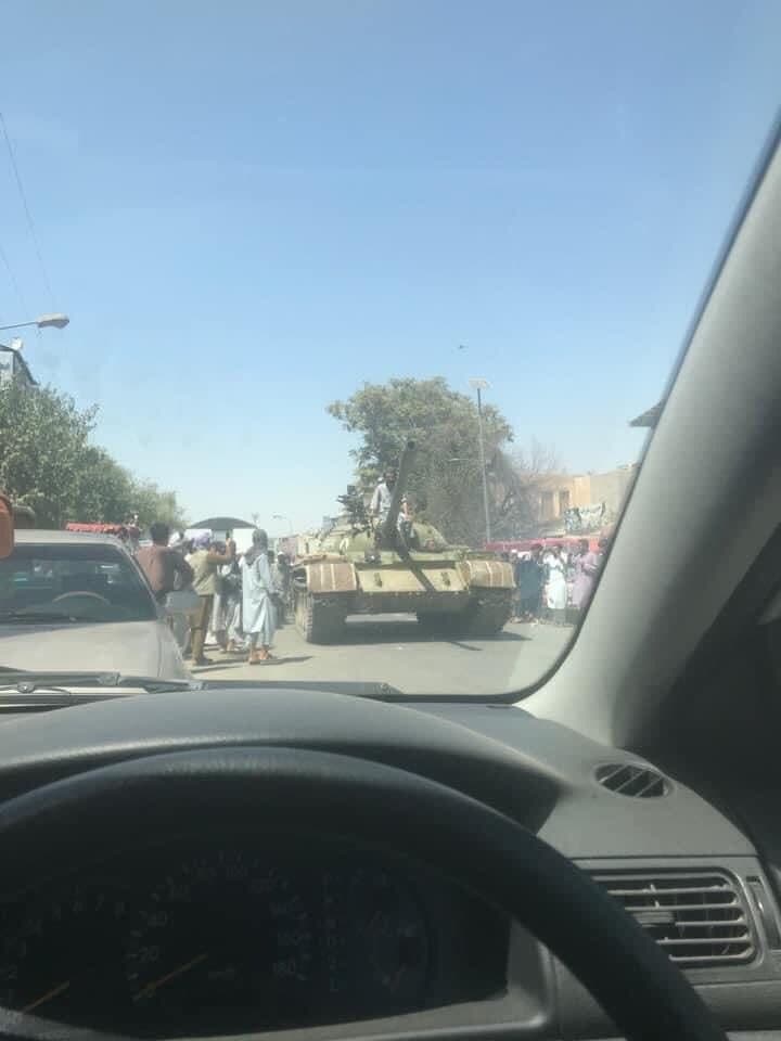 In Video: Taliban Militants Captured T-55 Tank In Knduz