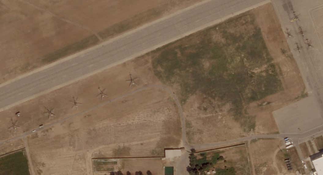 Satellite Images Prove Dozens Of Afghan Military Aircraft Fled To Uzbekistan