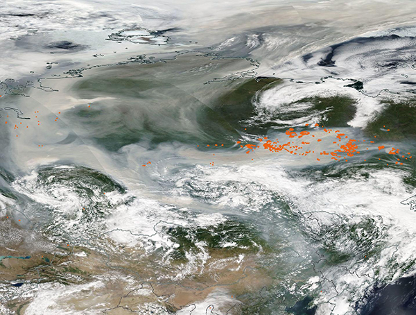 Siberian Wildfires Bigger Than Sum Of Global Fires, Reached Geographic North Pole