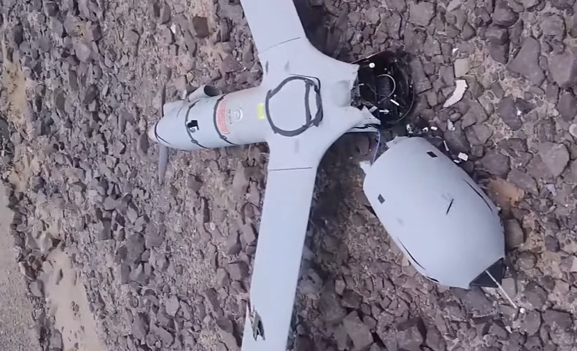 Houthis Release Footage Of Downed US ScanEagle 2 Drone