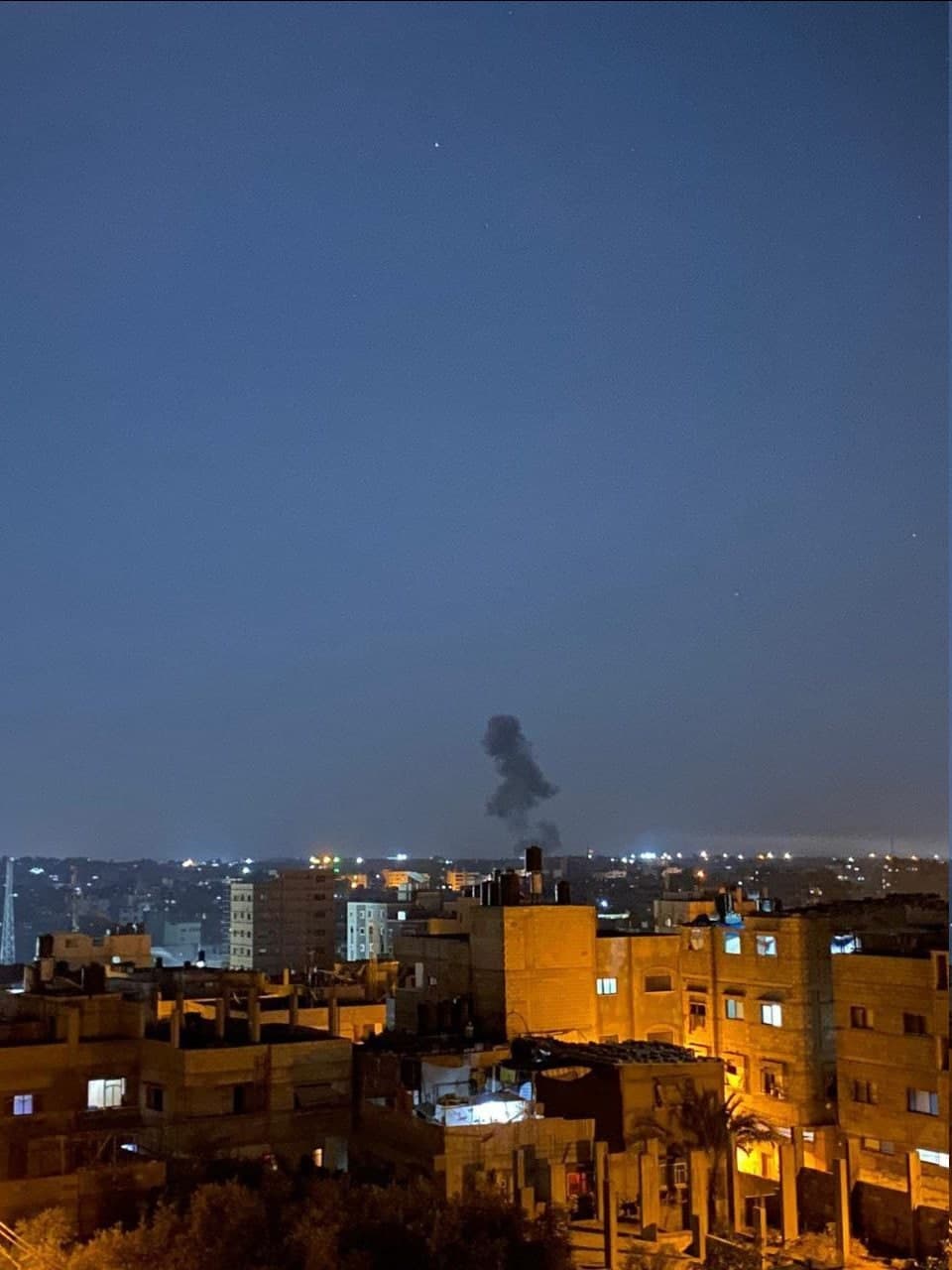 Israeli Air Strikes Hit Hamas Facilities In Gaza