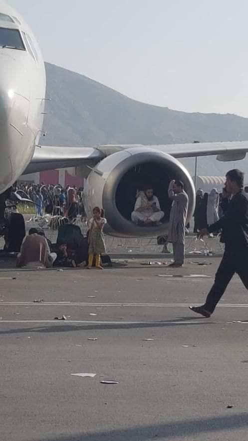 In Video: First Casualties At Kabul Airport (18+)