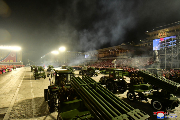 North Korea Celebrated 73rd Anniversary With Large-Scale Night Parade (Photos)