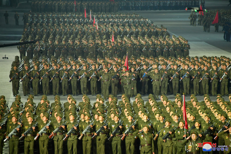 North Korea Celebrated 73rd Anniversary With Large-Scale Night Parade (Photos)