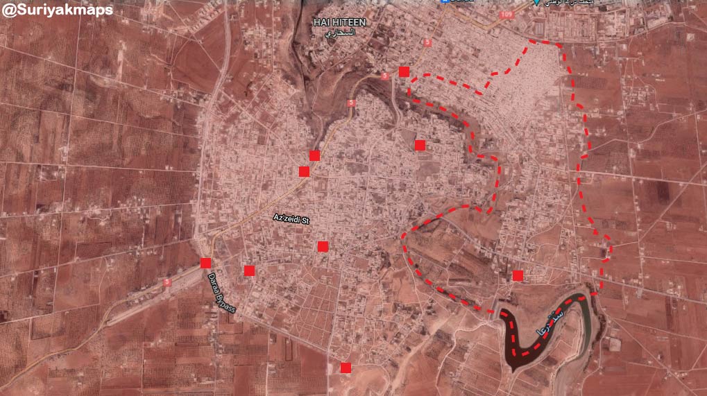 Daraa Al-Balad Crisis Is Over, Syrian Army Pulls Out Heavy Weapons  (Photos)