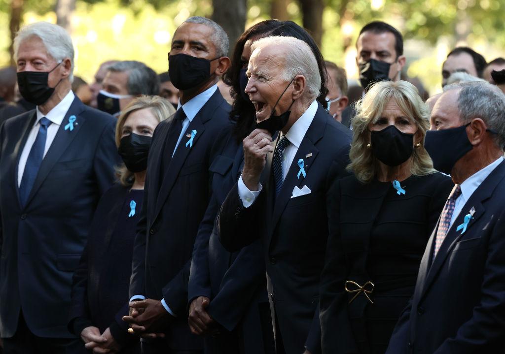 While Biden Joins 'Drone Club' At 9/11 Ceremonies, Trump Hits Streets Of NY