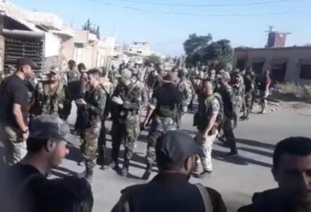 In Video: About 1,500 Syrian Soldiers Deployed In Tafas In Western Daraa