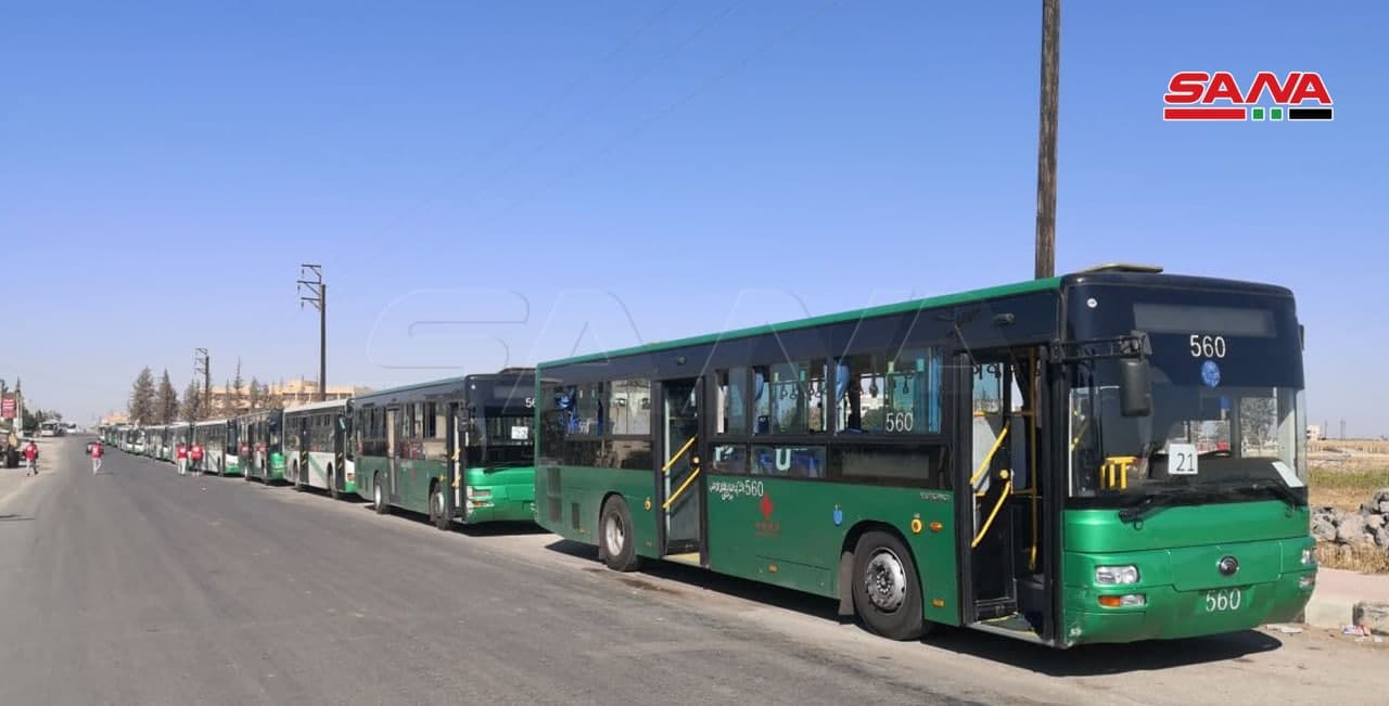 Daraa Al-Balad Leaders Call On Jordan King To Grant Them Refuge As Syrian Authorities Prepare Evacuation Buses (Video, Photos)