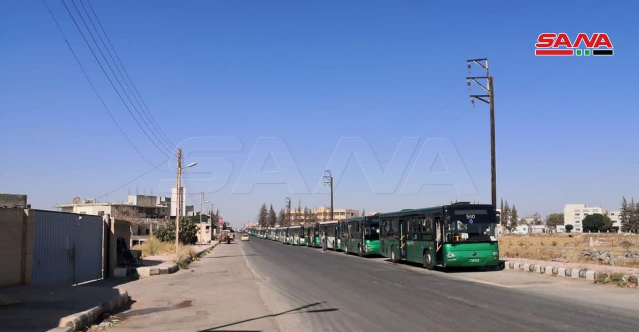 Daraa Al-Balad Leaders Call On Jordan King To Grant Them Refuge As Syrian Authorities Prepare Evacuation Buses (Video, Photos)