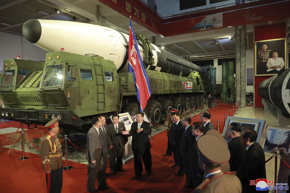 North Korea Holds Weapons Exhibition As Kim Vows Future "Invincible Military"