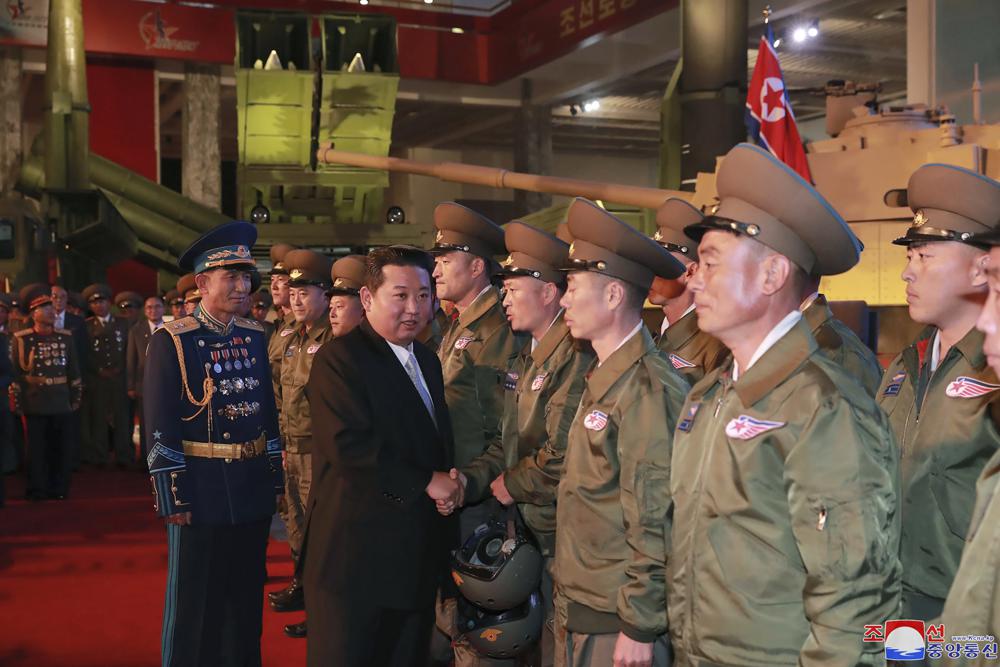 North Korea Holds Weapons Exhibition As Kim Vows Future "Invincible Military"