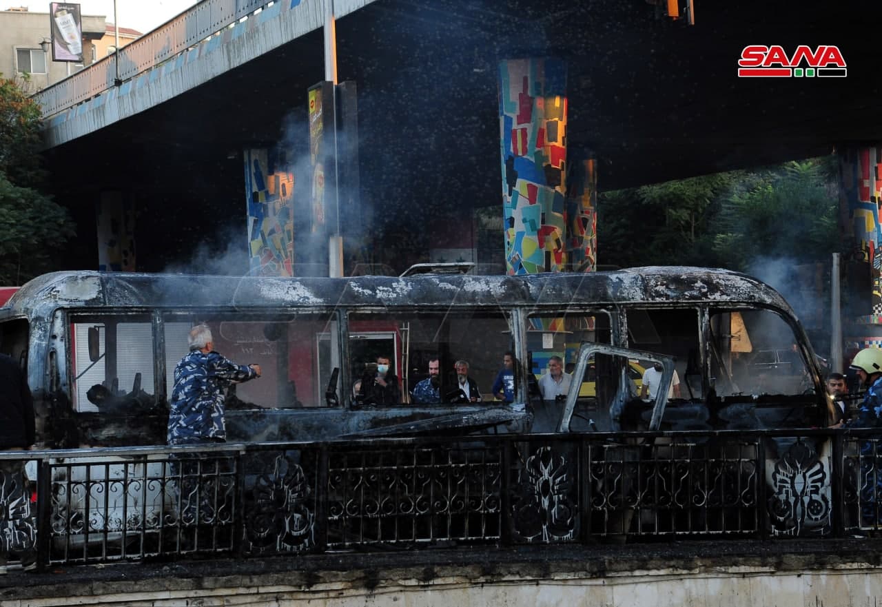 IED Attack On Bus In Damascus Leaves 14 SAA Soldiers Dead