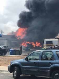 First Footage: Plane Crashed In Residential Area In California