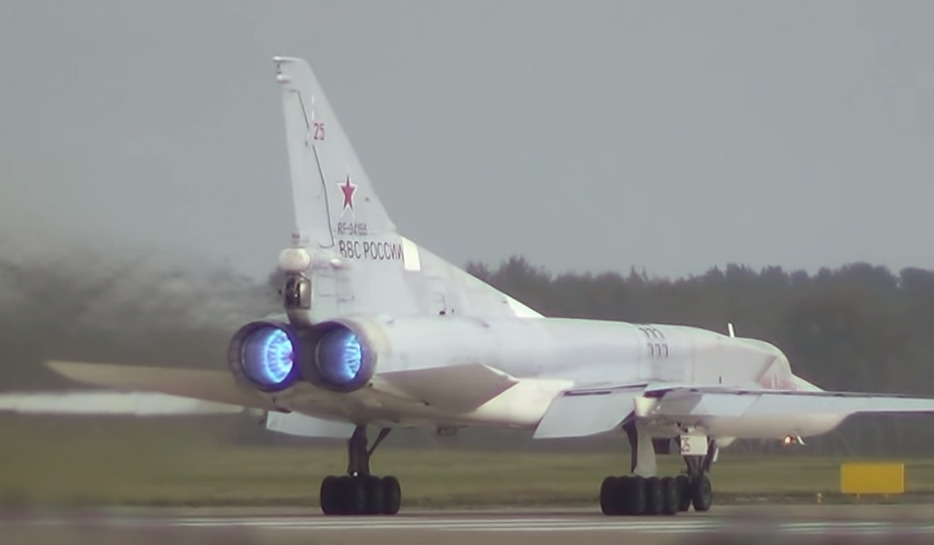 Russia Flies Two Tu-22M3 Long-Range Bombers On Patrol Over Belarus