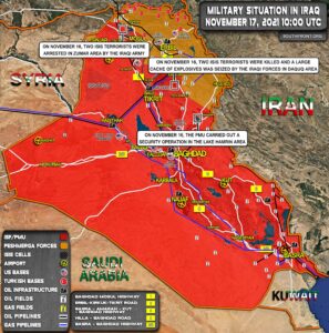 Military Situation In Iraq On November 17, 2021 (Map Update)