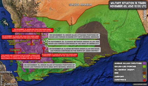 Military Situation In Yemen On November 20, 2021 (Map Update)