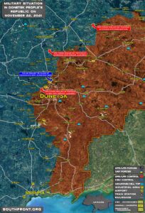 Military Situation In Donetsk People's Republic On November 22, 2021 (Map Update)