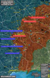 Military Situation In Donetsk People's Republic On November 28, 2021 (Map Update)