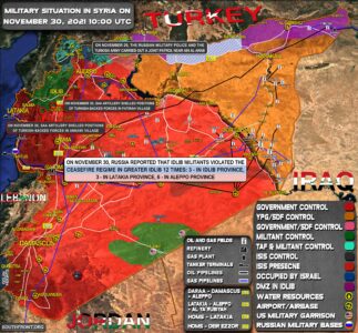 Military Situation In Syria On November 30, 2021 (Map Update)