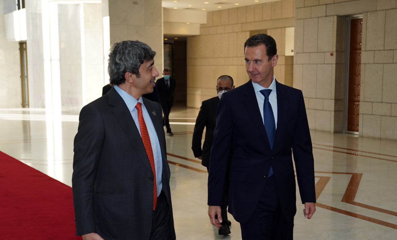 UAE Foreign Minister Met With Assad During Breakthrough Visit To Syria