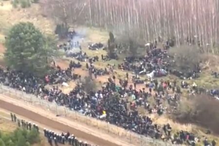 In Video: Chaos On The Polish Border