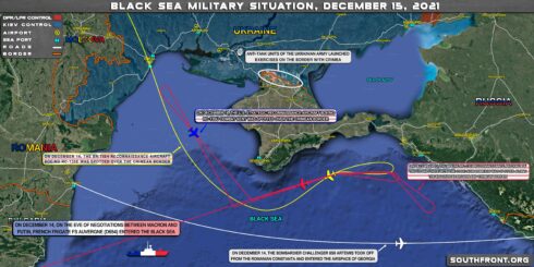 Military Situation In The Black Sea Region On December 16, 2021 (Map Update)