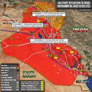 Military Situation In Iraq On December 18, 2021 (Map Update)