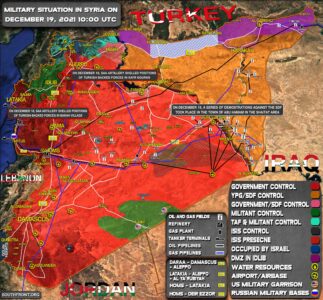 Military Situation In Syria On December 19, 2021 (Map Update)