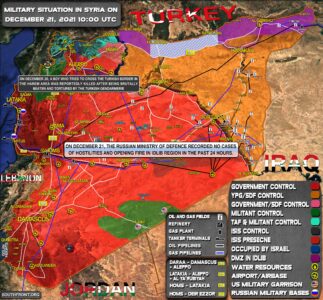 Military Situation In Syria On December 21, 2021 (Map Update)