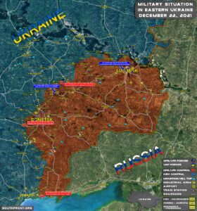 Military Situation In Eastern Ukraine On December 22, 2021 (Map Update)