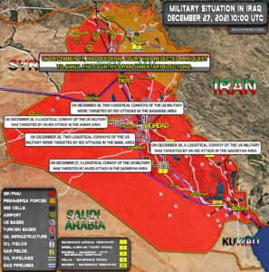 Military Situation In Iraq On December 27, 2021 (Map Update)