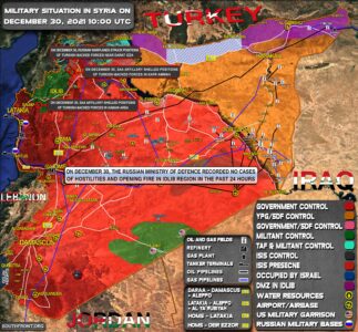 Military Situation In Syria On December 30, 2021 (Map Update)