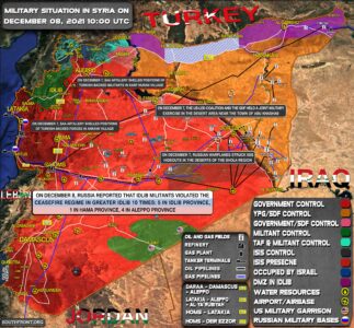 Military Situation In Syria On December 8, 2021 (Map Update)