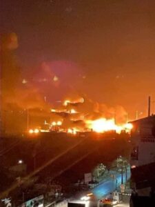 In Video: Massive Attack By Israeli Warplanes Left Syrian Port Of Latakia In Flames Of Huge Fires