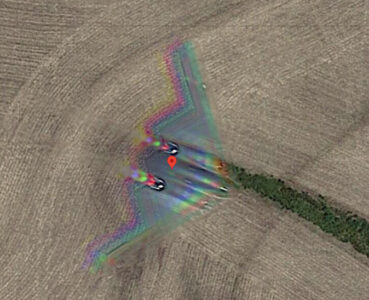 Not So Stealthy: U.S. B-2 Spirit Bomber Spotted Mid-Flight By Google Maps