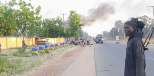 ISIS Terrorists Attacked Nigerian Military Camp, Police Post In Yobe State (Photos)