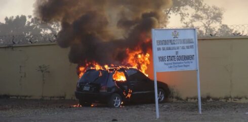 ISIS Terrorists Attacked Nigerian Military Camp, Police Post In Yobe State (Photos)