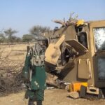 ISIS Shares Photos Of Recent Suicide Attack On Nigerian Army Convoy In Borno State