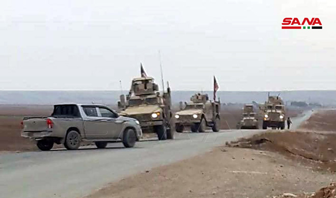 Syrian Soldiers Intercept Another US-led Coalition Convoy In Northern Al-Hasakah (Photos)