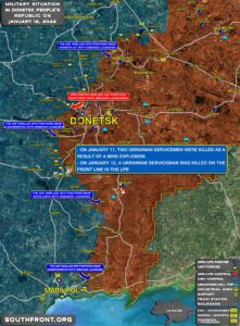 Military Situation In Eastern Ukraine On January 12, 2022 (Map Update)