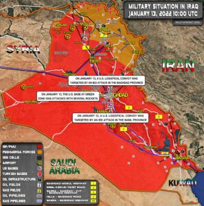 Military Situation In Iraq On January 13, 2022 (Map Update)