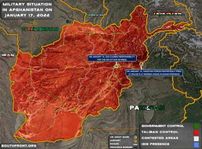 Military Situation In Afghanistan On January 17, 2022 (Map Update)