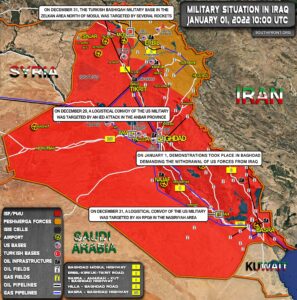 Military Situation In Iraq On January 1, 2022 (Map Update)