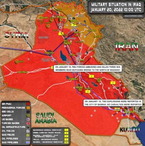 Military Situation In Iraq On January 20, 2022 (Map Update)