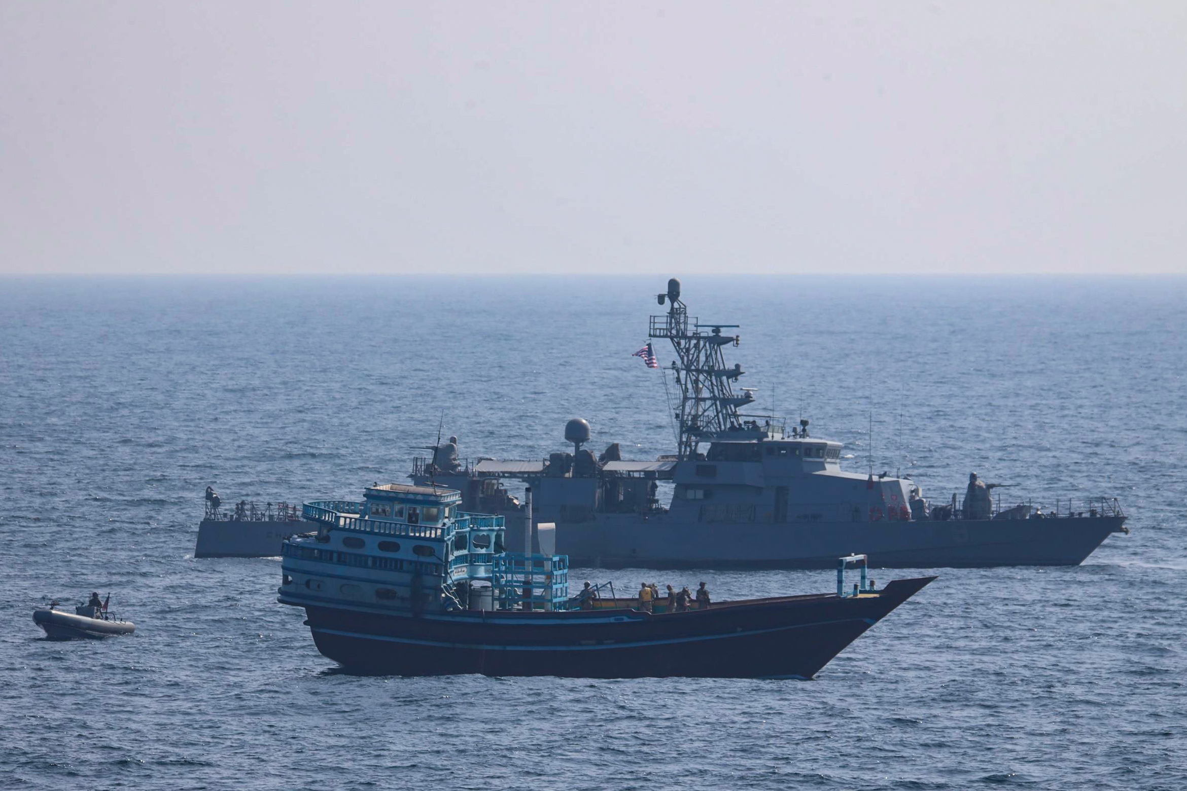 US Navy Seized Stateless Vessel Loaded With Tons Of Dangerous Materials En Route To Yemen